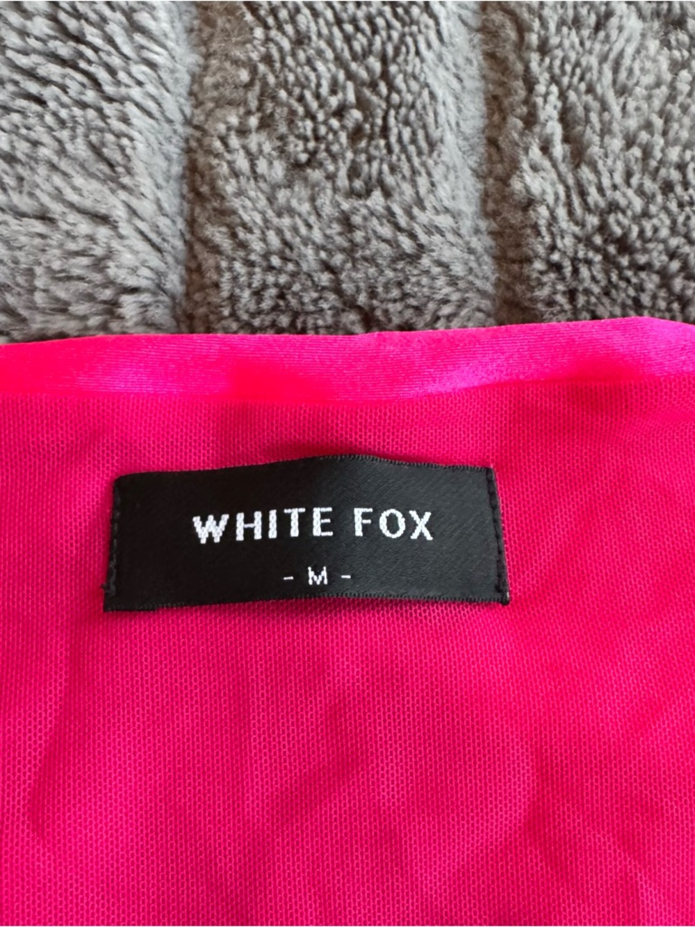 White Fox Boutique Hot Pink Rosette Tank - Picture 5 of 5